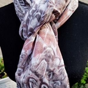 RACHEL ZOE Snake Print Scarf